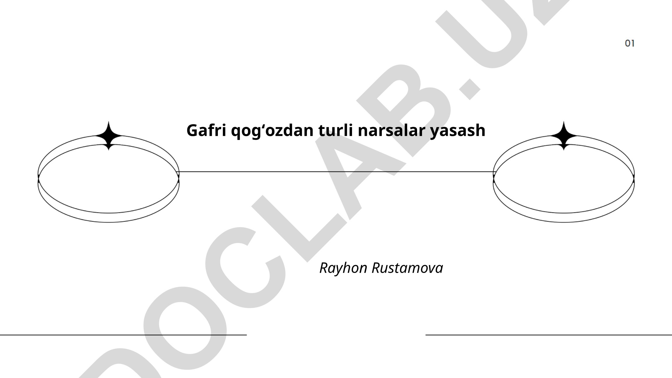 Gafri qogʻozdan gullar, buket va bezaklar yasash