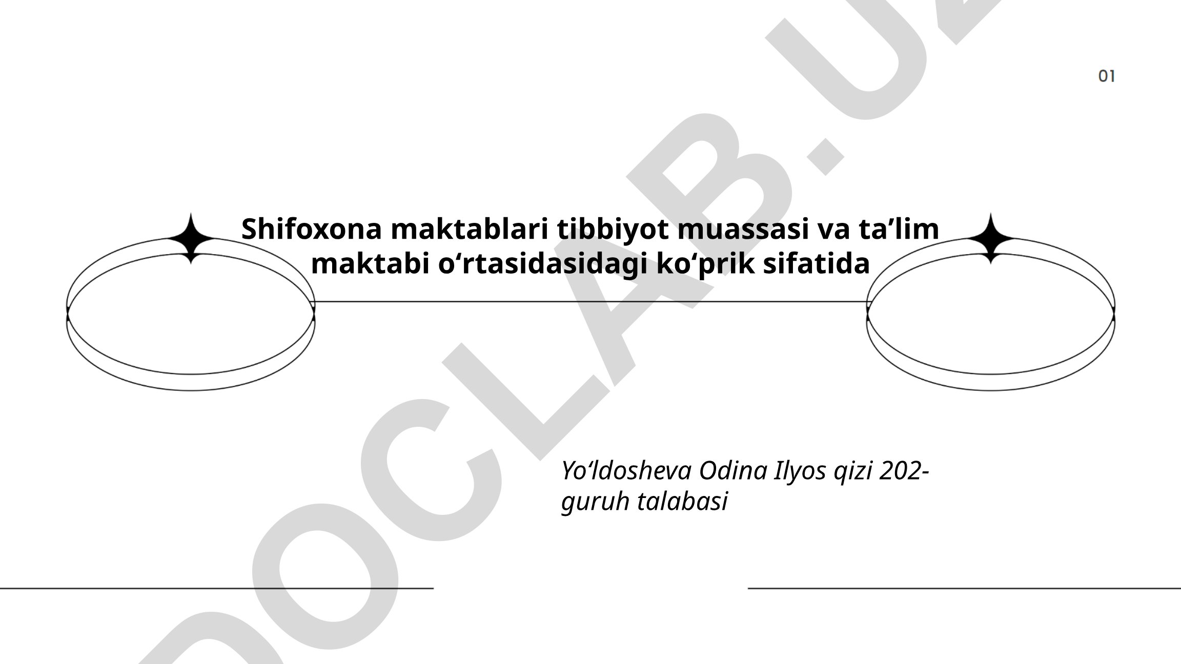 Shifoxona maktablari: tibbiyot muassasi va ta'lim maktabi o'rtasidagi ko'prik