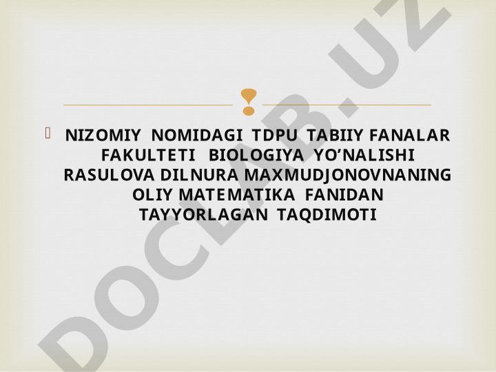Matematik modellarning kasbiy sohalardagi tatbiqlari