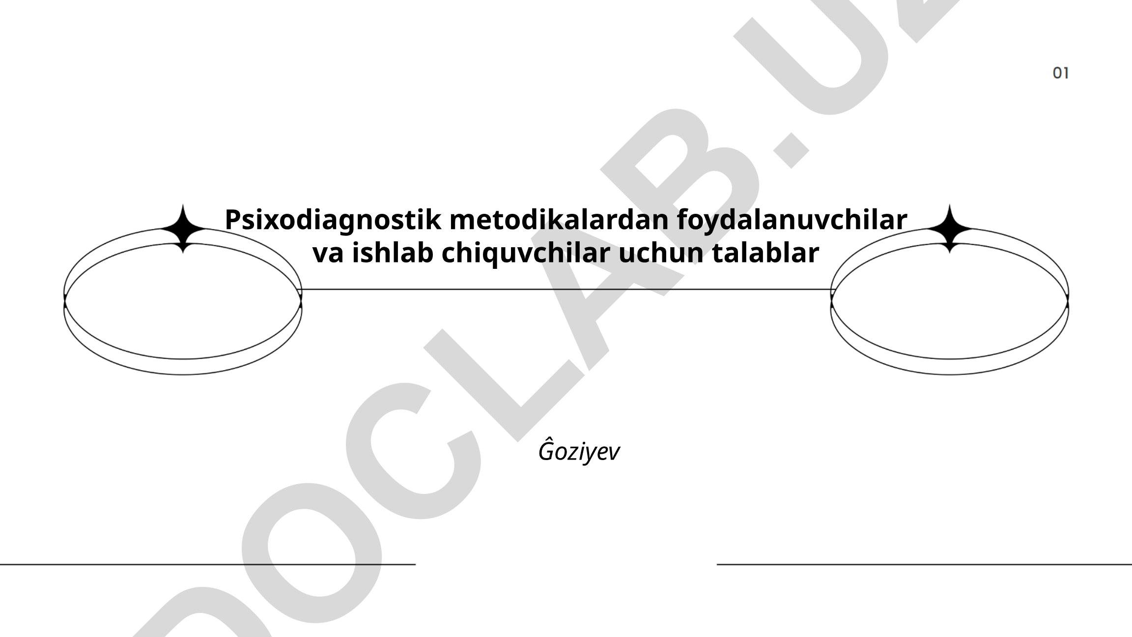 Psixodiagnostik metodikalarni ishlab chiqish va tasdiqlash talablari
