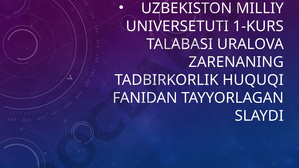 Tadbirkorlik huquqi Subyektlarini tugatish Tushunchasi va usullari