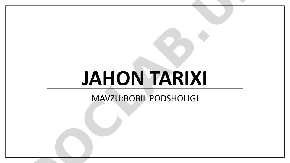 Bobillik tarixi: Ossur hukmronligi va Yangi Bobil podsholigi
