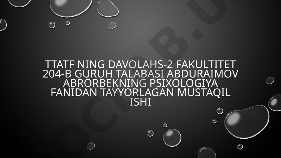Tibbiyot xodimlarida emotsional holatlarning o’ziga xosligi: stress va uning bosqichlari, bartaraf etish yo’llari