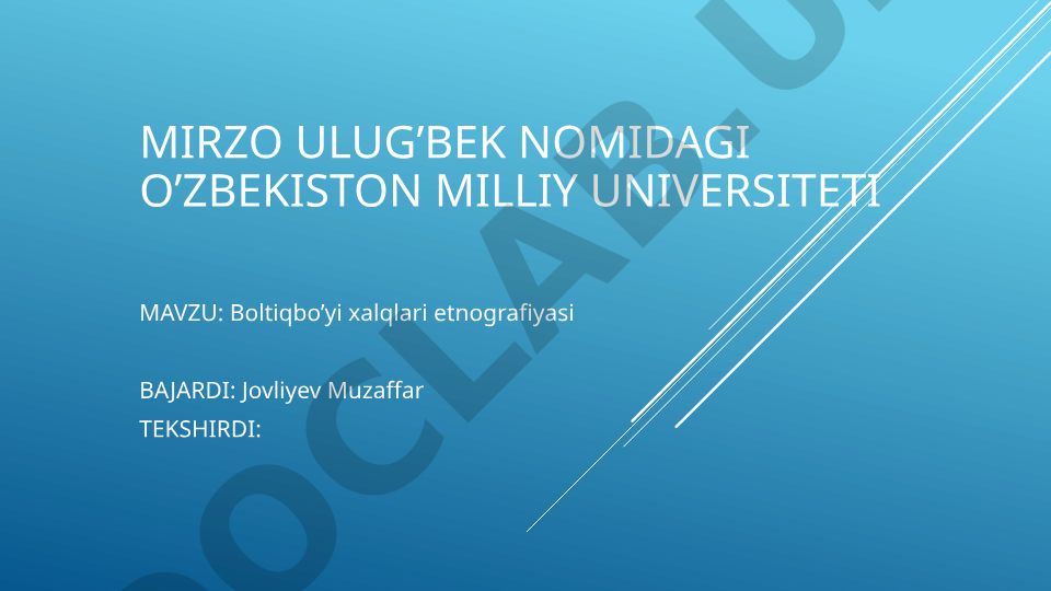 Boltiqbo’yi xalqlari etnografiyasi