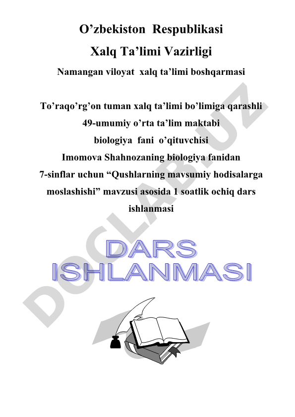 Qushlarning mavsumiy hodisalarga moslashishi