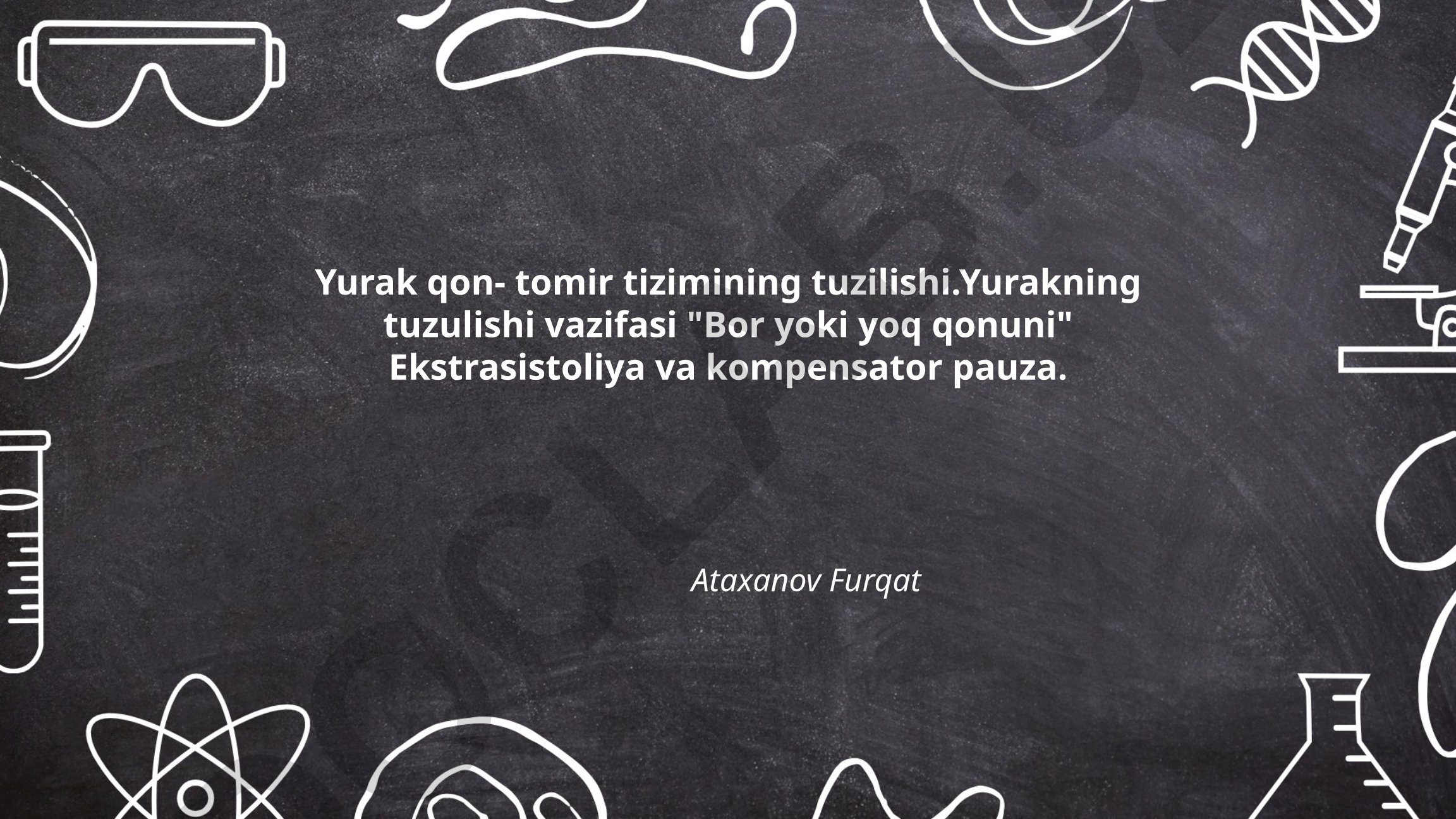 Yurak qon-tomir tizimining tuzilishi va funksiyalari