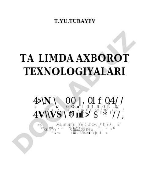 Ta'limda axborot texnologiyalari