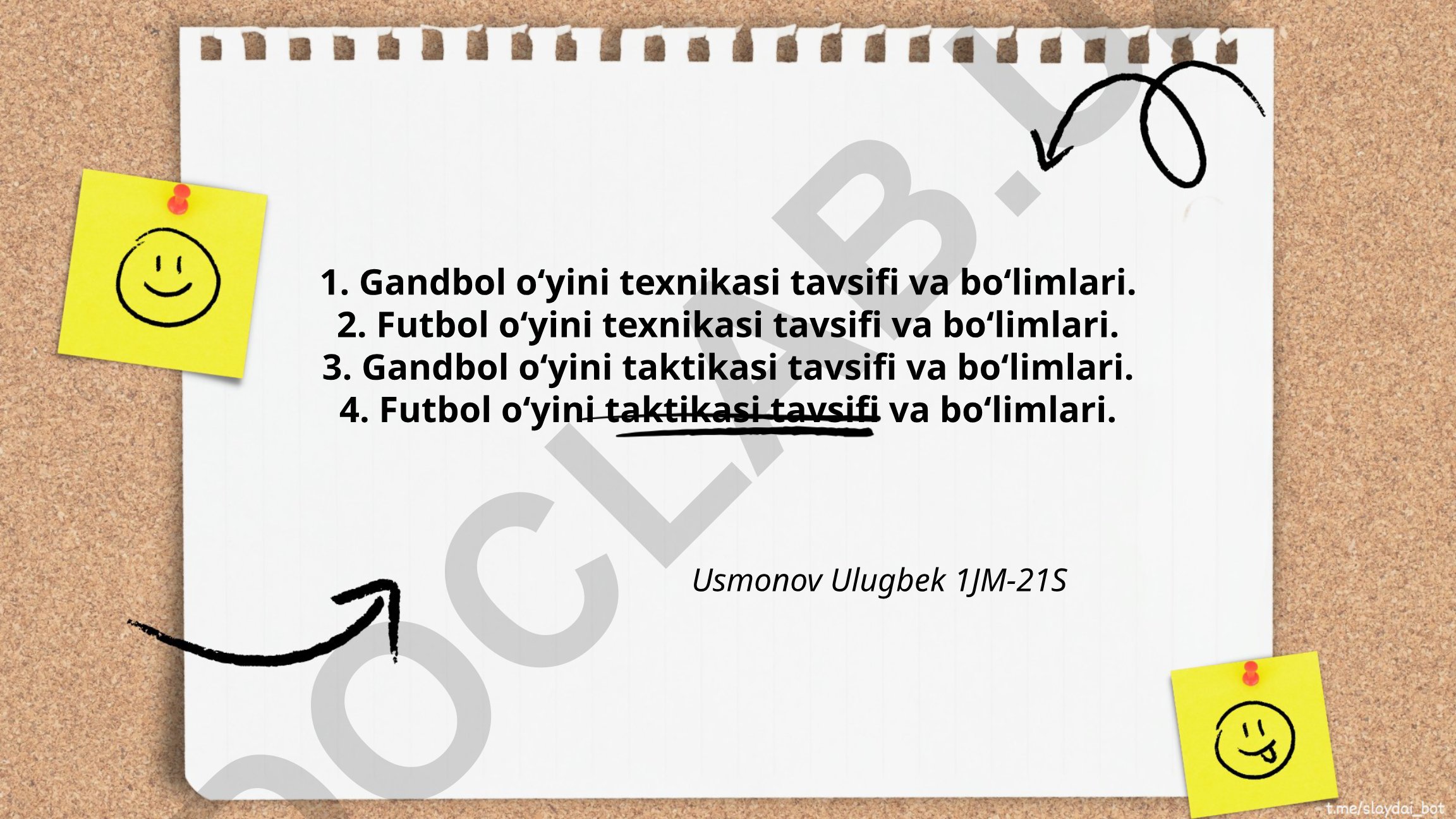 Gandbol va futbol o'yinlarining texnikasi va taktikasi