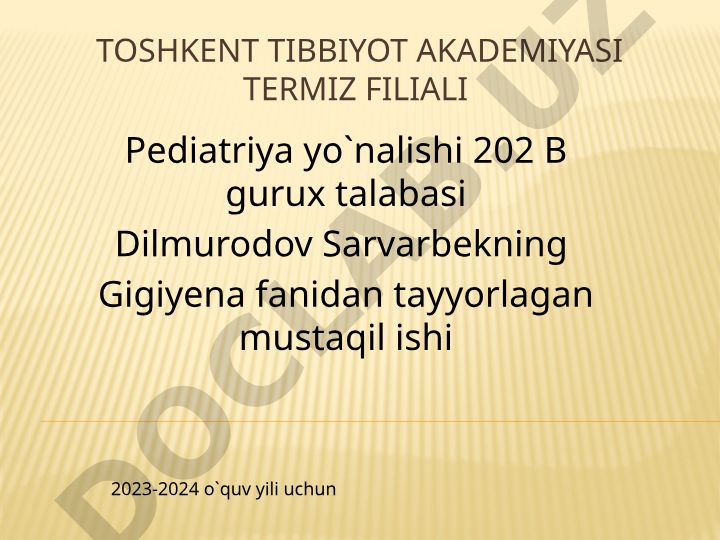 Belgilangan joy uchun Shamollar gulini tuzish va undan foydalanish