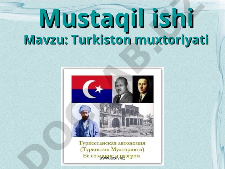 Turkiston muxtoriyati