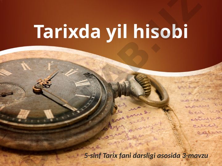 Milod va era tushunchalari, tarixda yil hisobi