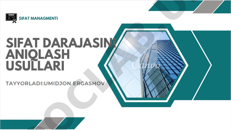 Taqdimot mavzusi topilmadi
