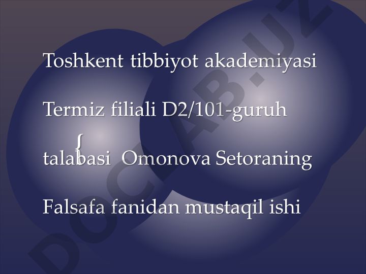 Rim klubi faoliyatining falsafiy taxlili