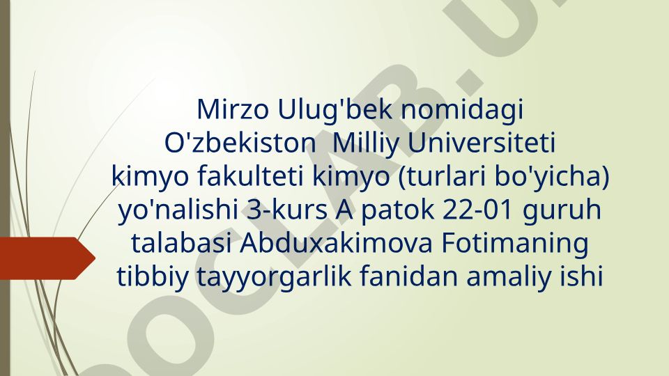 Tana harorati va pulsni aniqlash