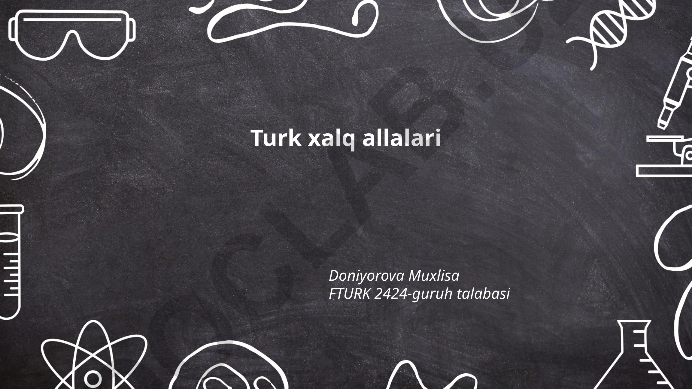 Turk xalq allalari: tarixi, mintaqaviy xilma-xillik va funksiyalari