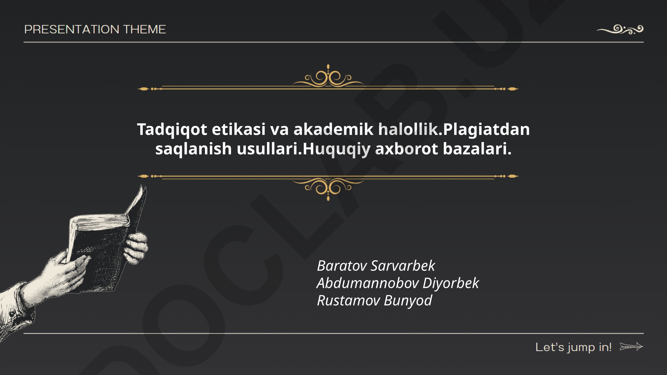 Tadqiqot etikasi va akademik halollik