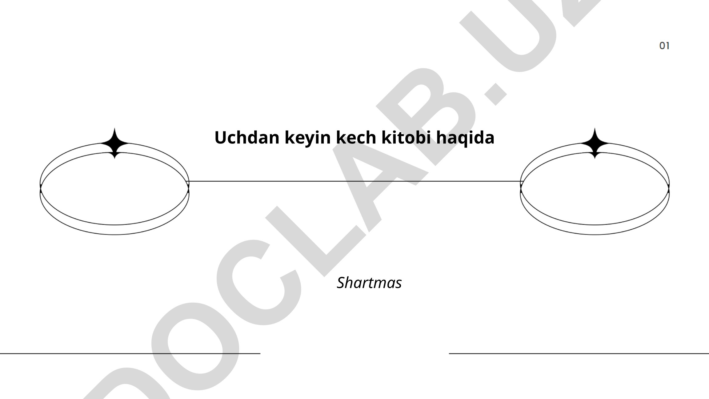 Uchdan keyin kech kitobi tahlili
