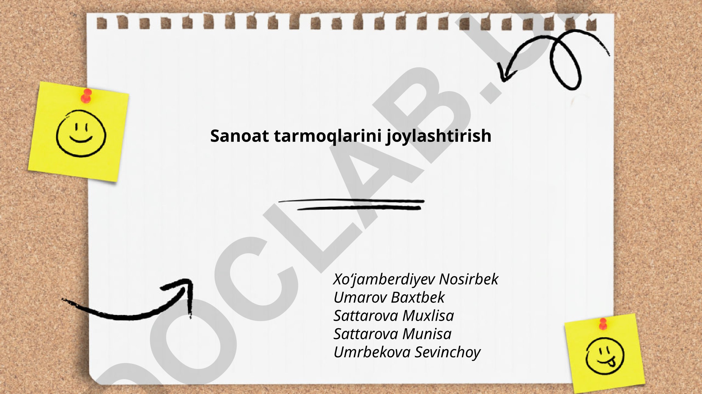 Sanoat tarmoqlarini joylashtirishning nazariy asoslari va omillari