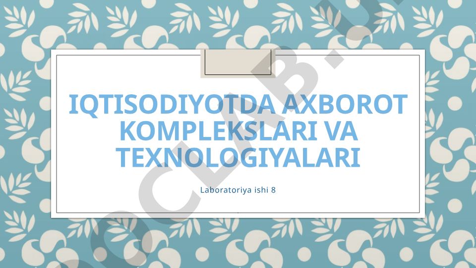 Elektron hukumatning elementlari va amaldagi loyihalari