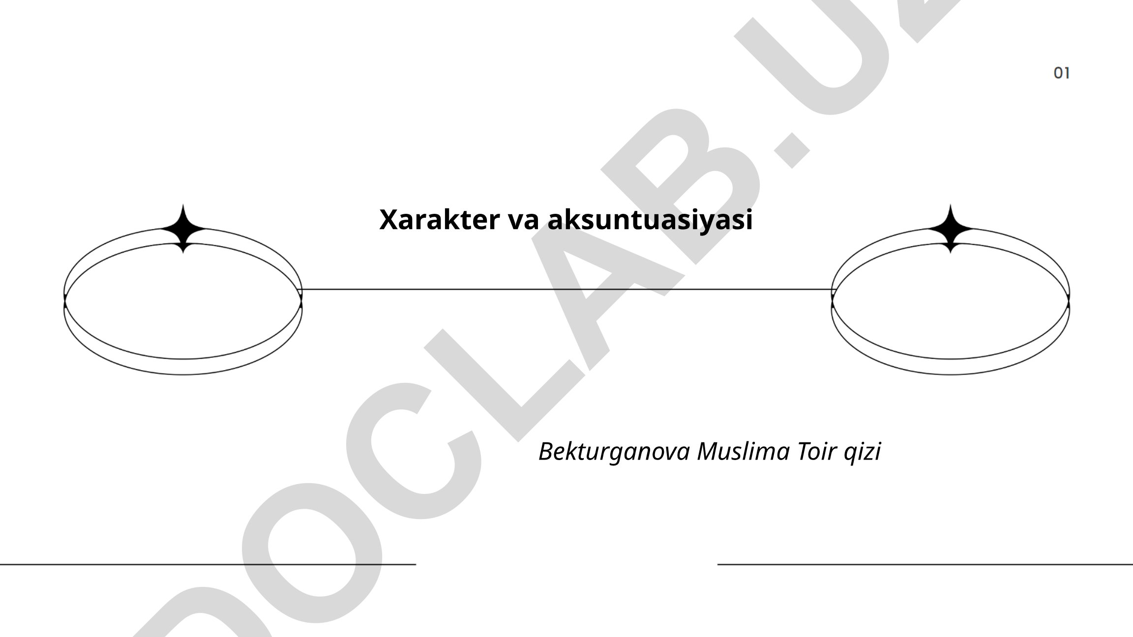 Xarakter va aksentuatsiya tushunchalari