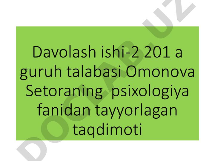 Geshtalt psixologiyasi mazmun mohiyati