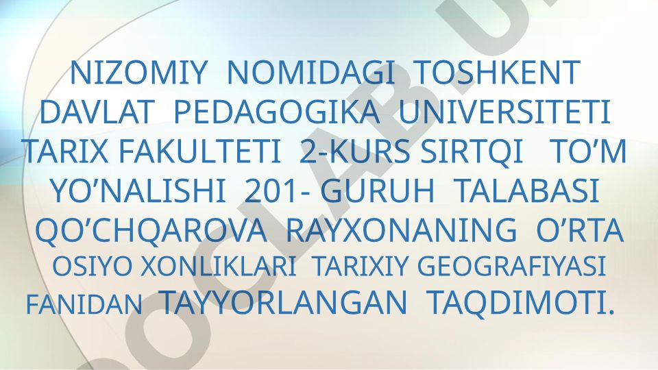 Qo'qon xonligi tarixiy geografiyasi