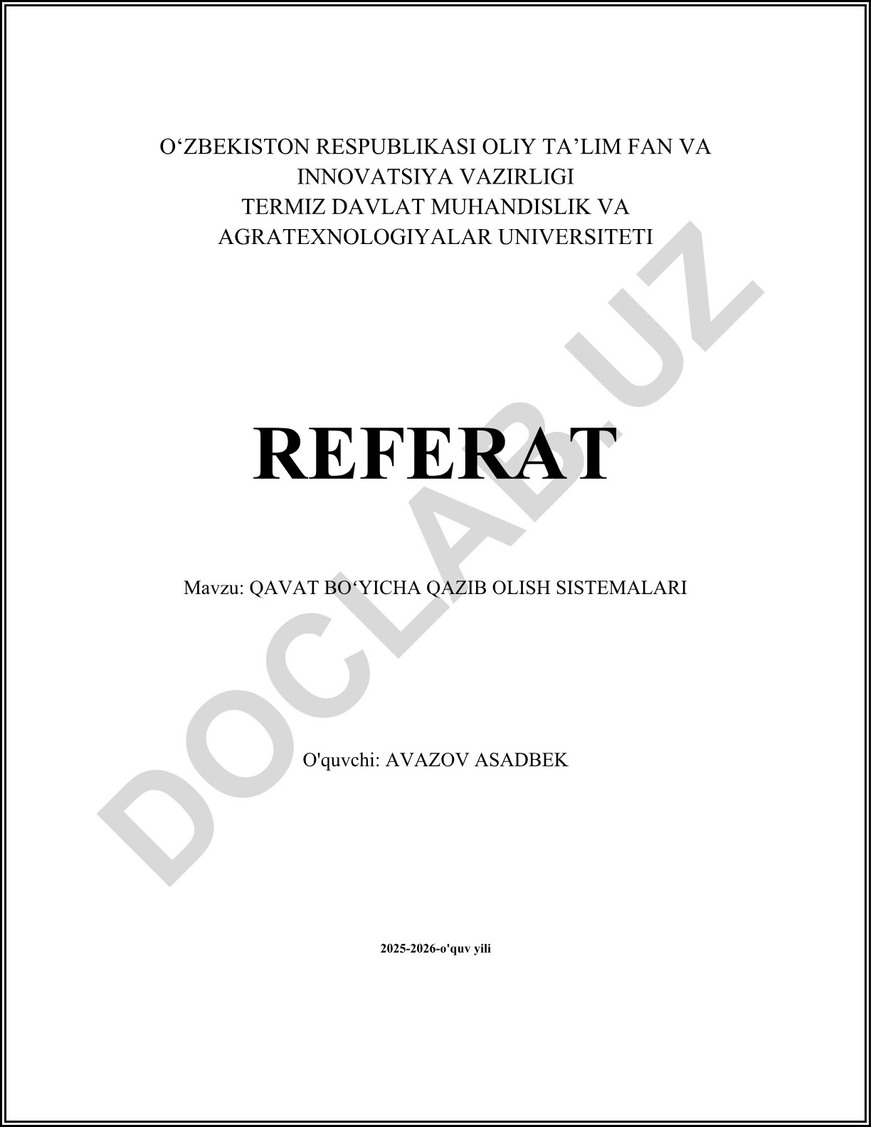 Qavat boʻyicha qazib olish sistemalari