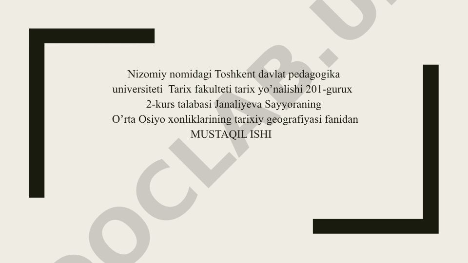 Toshkent general gubernatorligida ijtimoiy iqtisodiy hayot