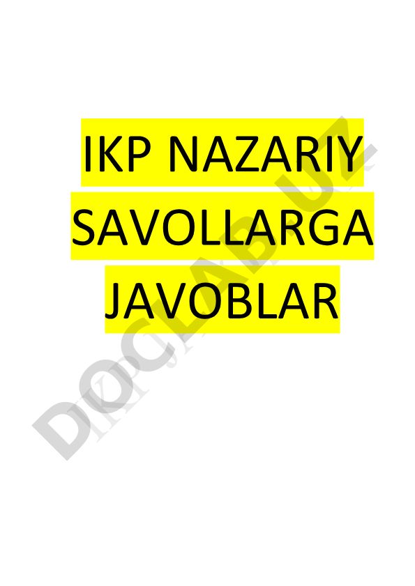 Bemorni savol-javob qilish qismlari va ochiq savollar