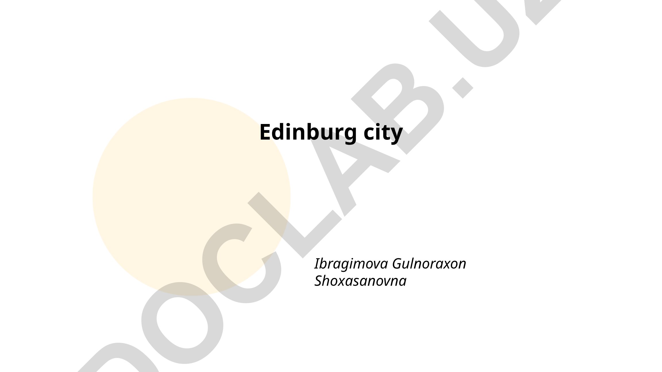 Edinburgh Castle va The Royal Mile tarixiy diqqatga sazovor joylari