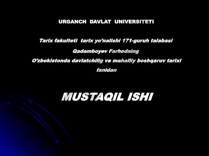 O'zbekistonda davlatchilik va davlat boshqaruvi tarixining manbashunoslik asoslari