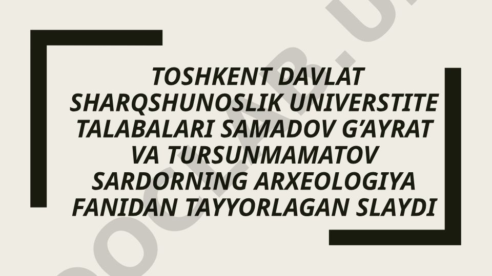 ODAM EVOLUTSIYASI NEANDERTAL ODAM
