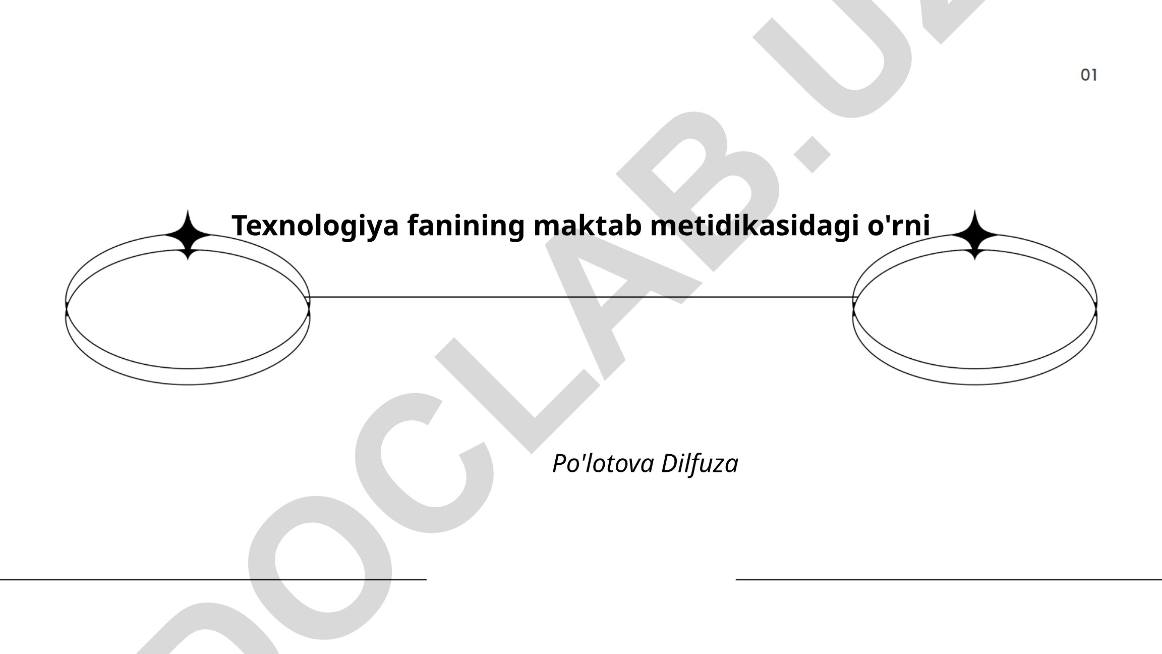 Texnologiya fanining maktab metodikasidagi o'rni