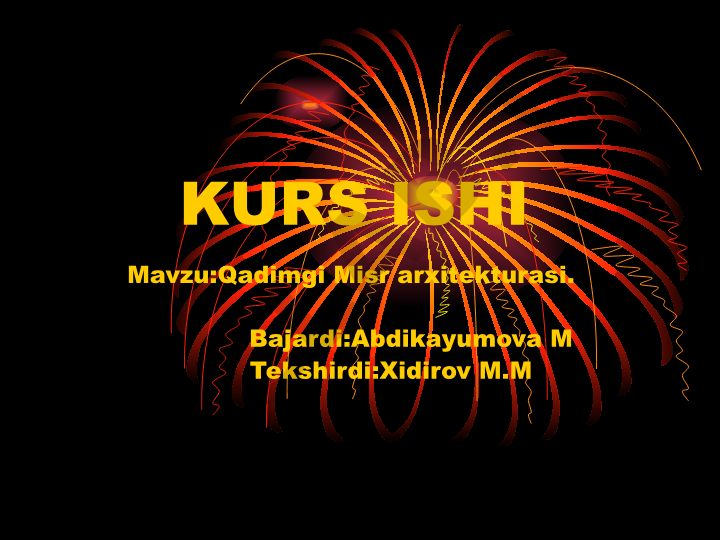 Qadimgi Misr arxitekturasi