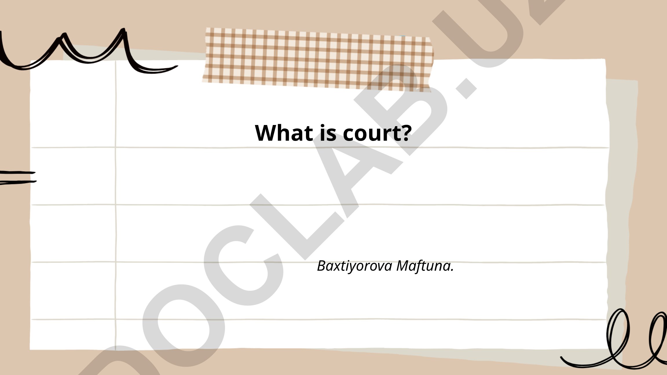 Definition and types of courts in legal systems