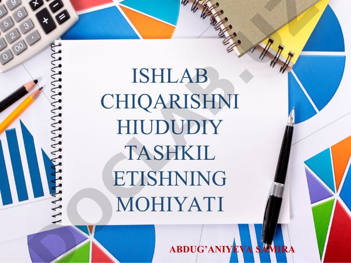 Ishlab chiqarishni hududiy tashkil etishning mohiyati