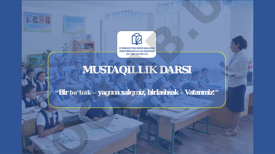 Yangi O'zbekistonda ta'lim va yoshlar rivojlanishi