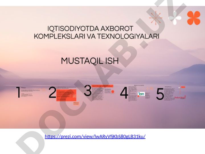 Prezi platformasining imkoniyatlari va foydalanish usullari