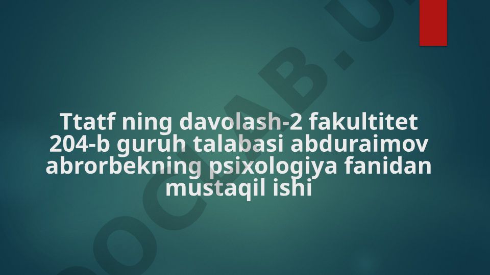 Temprament xususiyatlarining mutaxasis shakllanishidagi o’rni