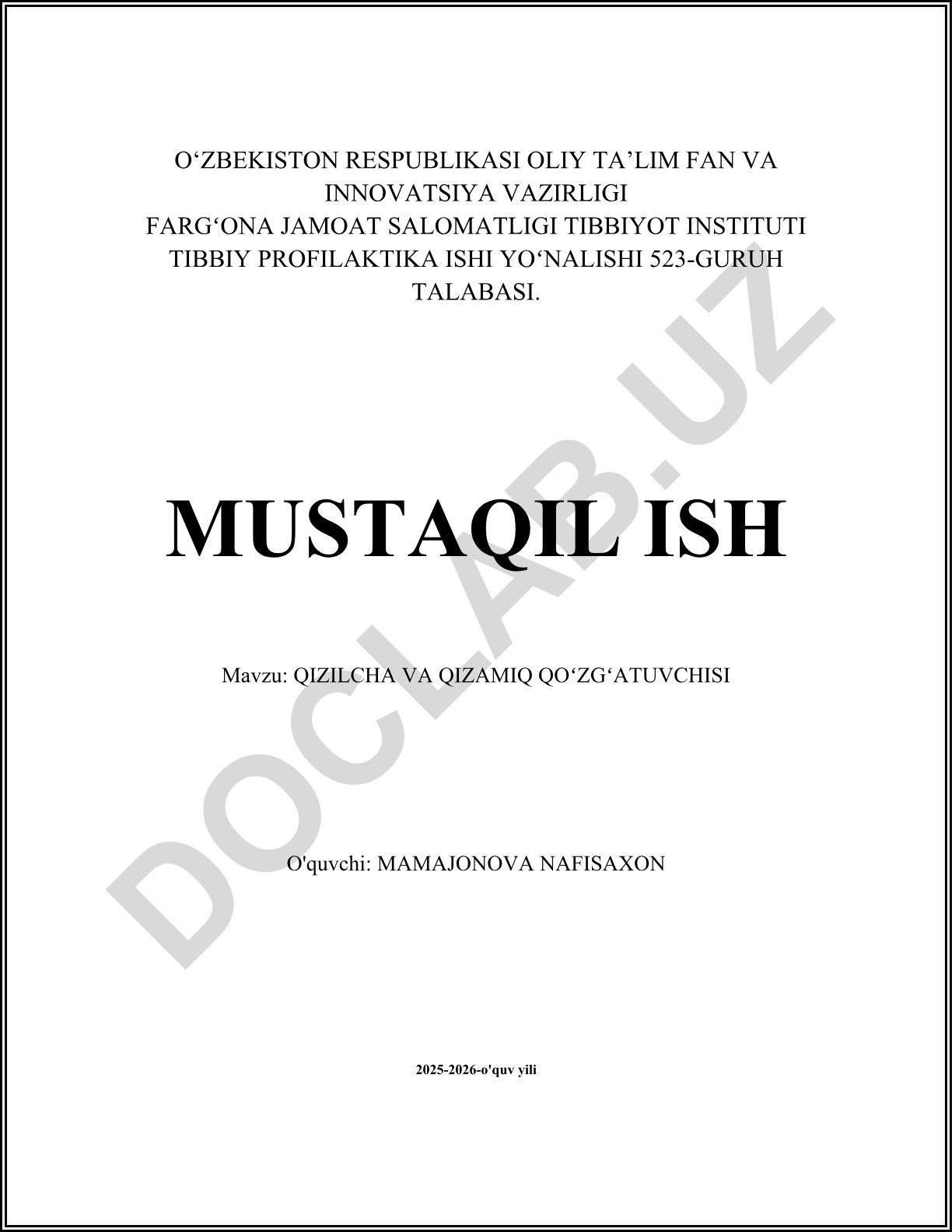Qizilcha va qizamiq qo'zg'atuvchisi
