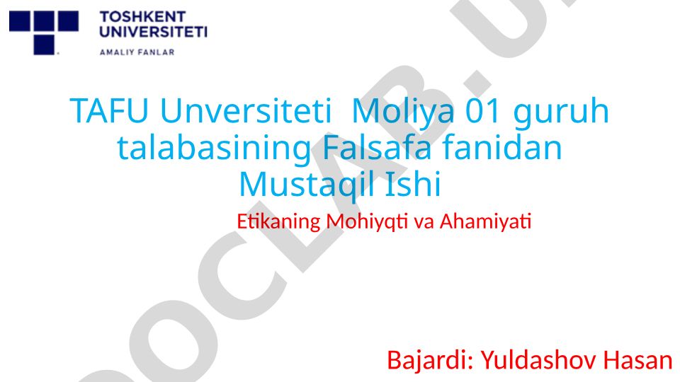Etikaning mohiyati va ahamiyati, axloq tarkibi va funksiyalari