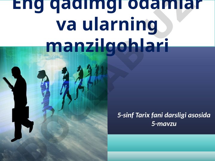 Afrikadagi qadimgi manzilgohlar