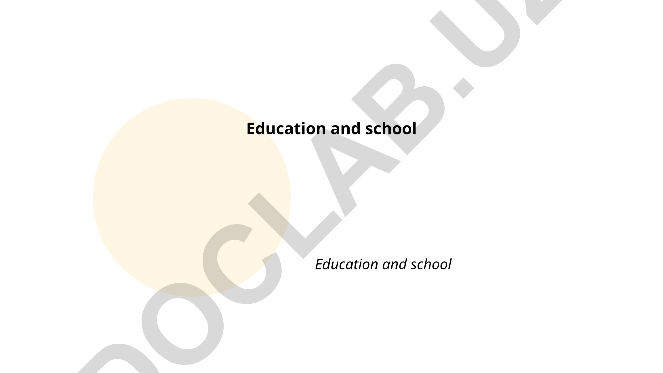 Early Childhood Education and Curriculum Development