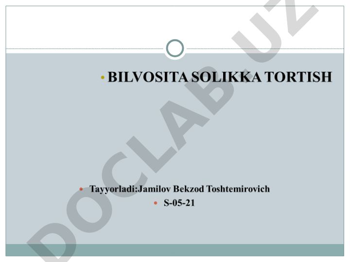 Bilvosita soliqlarni undirish amaliyoti va byudjet tizimi
