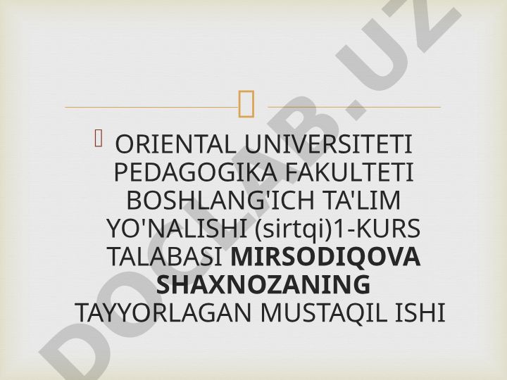Qadriyatlar tushunchasi va yoshlar tarbiyasida milliy qadriyatlar
