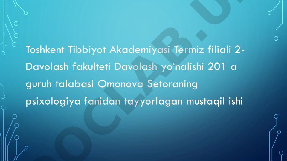 Tarbiyaviy ta'sir etish usullari va vositalari