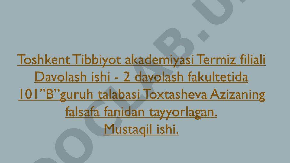 Falsafada inson muammosi