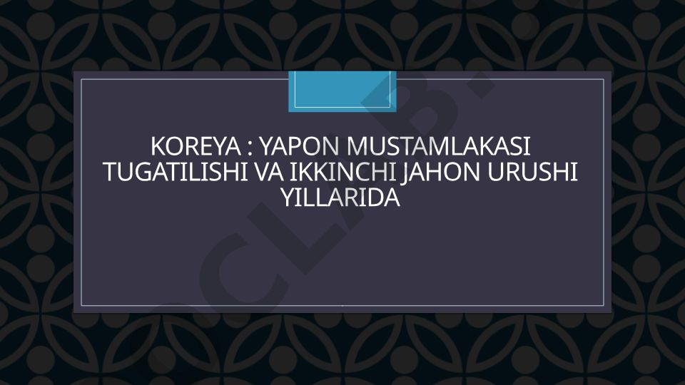 Koreya mustamlakasi tugatilishi va ozodlik harakati