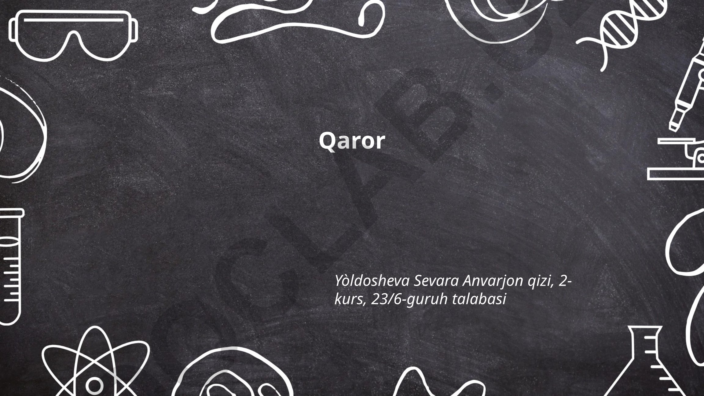 Qaror qabul qilish jarayonlari, turlari va texnikalari