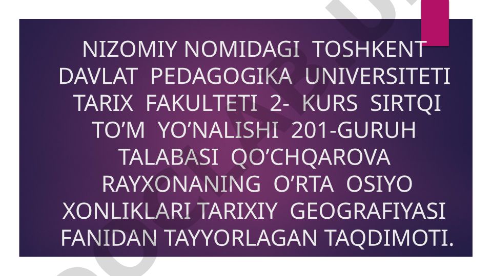 Turkiston general-gubernatorligidagi ijtimoiy-iqtisodiy hayot